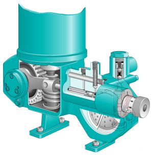 Cutaway Diagram of a Neptune Series 500 Meteing Pump